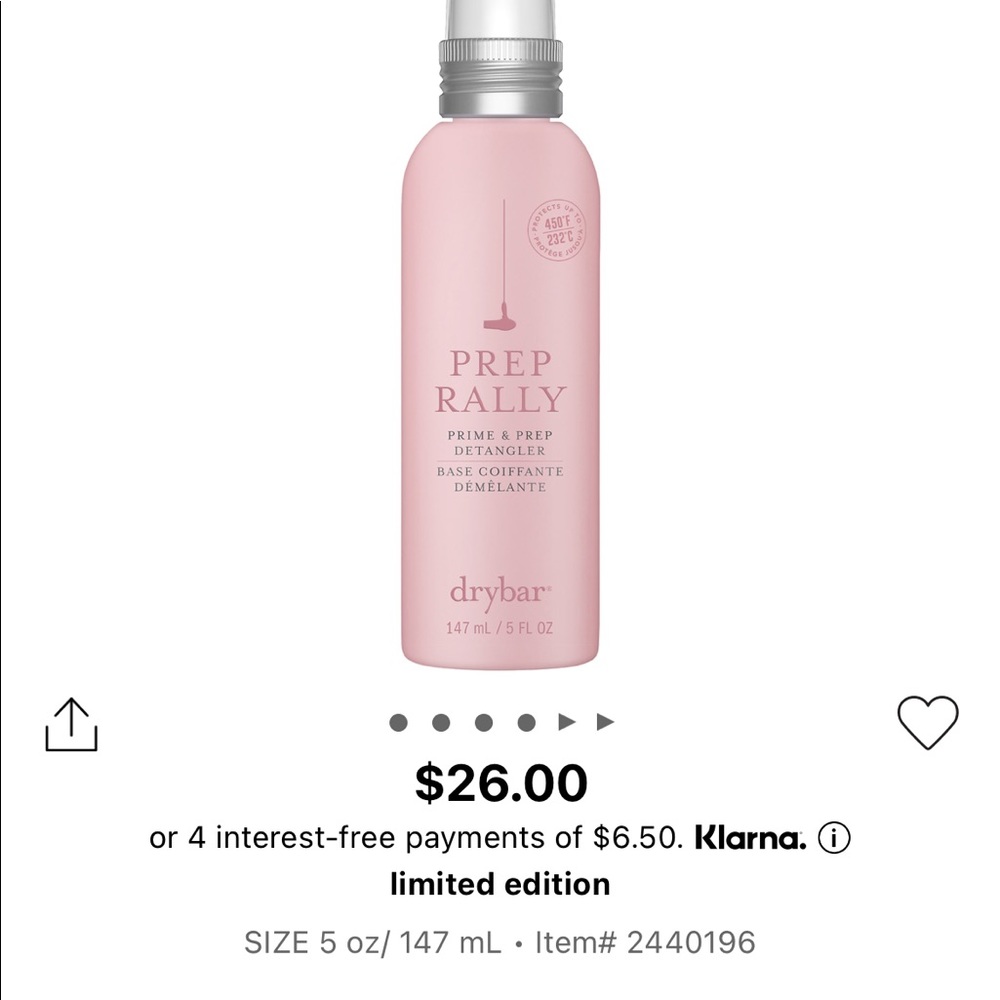 FULL SIZE Drybar Prep Rally